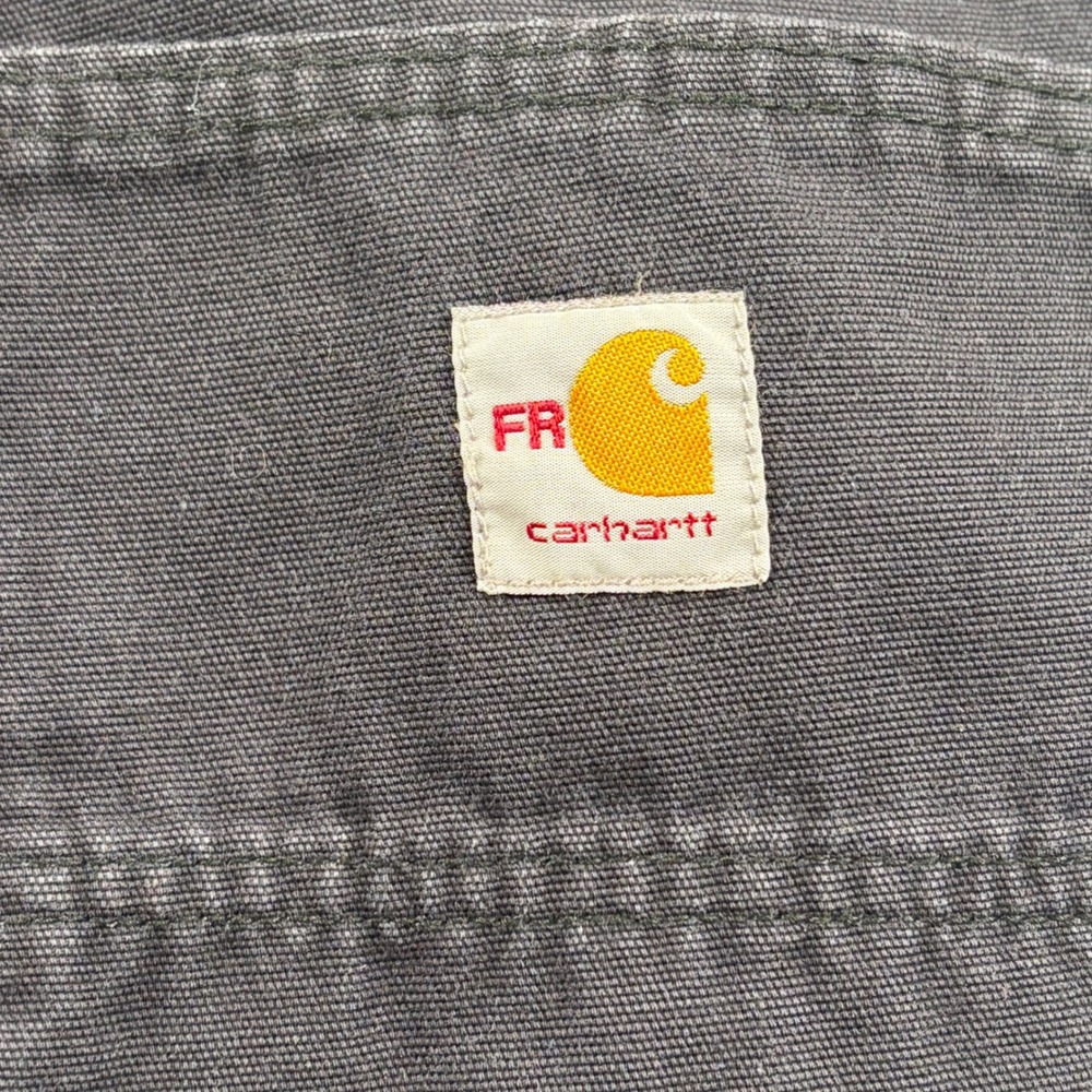 Carhartt Cargo Pants Men 33(30)x32 Black FR Flame Resistant Original Fit FRB240- - Picture 6 of 9